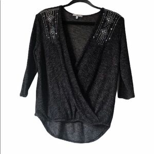 Charlotte Russe Silver rhinestone Top Size…